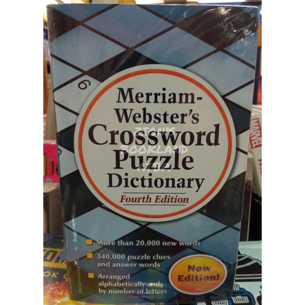 Merriam-Webster's Crossword Puzzle Dictionary, 4th EDITION | Shopee ...