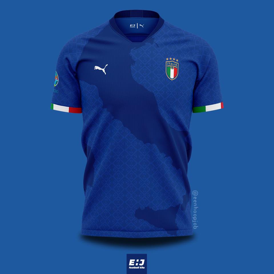 Italy Jersey 2022 2023 New Italy Concepts Jersey GK Home Away Third Men ...