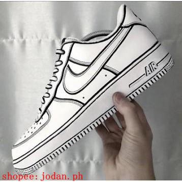 nike air force one cartoon custom