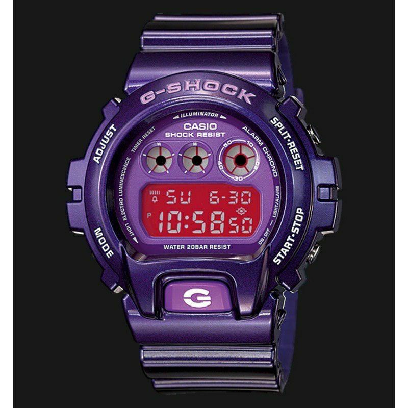 G SHOCK PREMIUM DW6900 ( CC6 PURPLE ) Digital Watch Unisex Jam Gshock ...