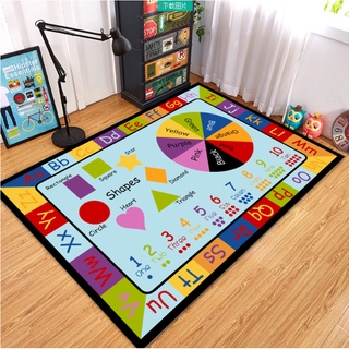 Baby Early Education Letter Carpet Living Room Anti-drop Mat Puzzle Number Shape Game Crawling Mat