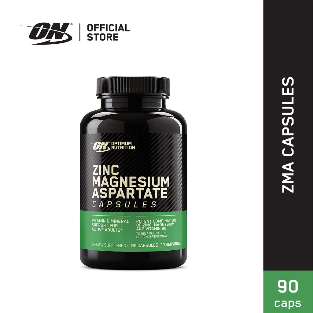 Optimum Nutrition ZMA (Zinc Magnesium Aspartate) qUhC Shopee Philippines