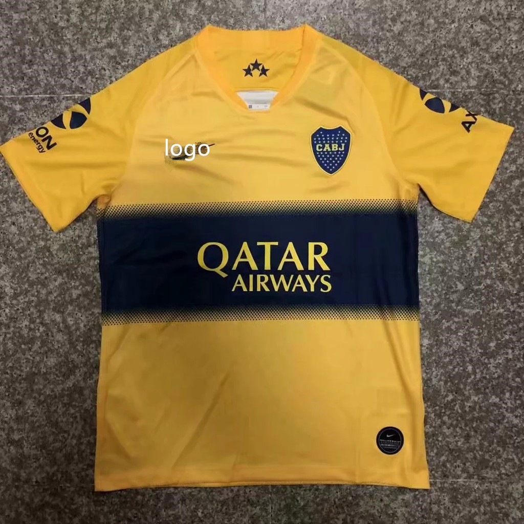 Necesario Malabares aves de corral Boca Juniors Home away Soccer Jersey Shirt Football 2019 2020 ...
