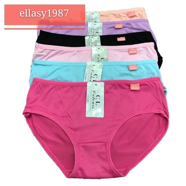 High waist plain/printed panty for girl S~2XL | Shopee Philippines