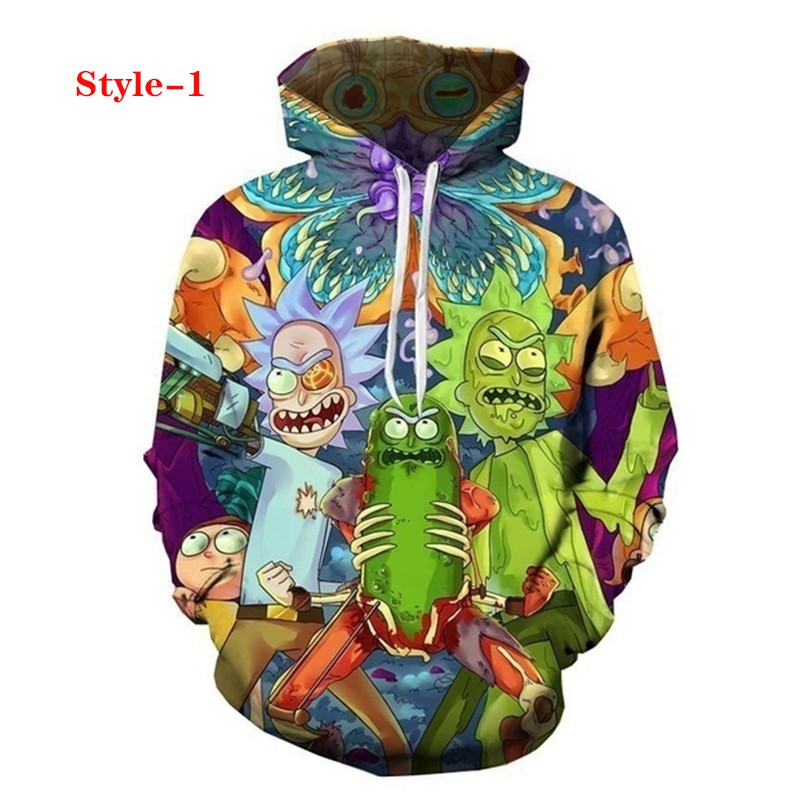 rick and morty hoodie