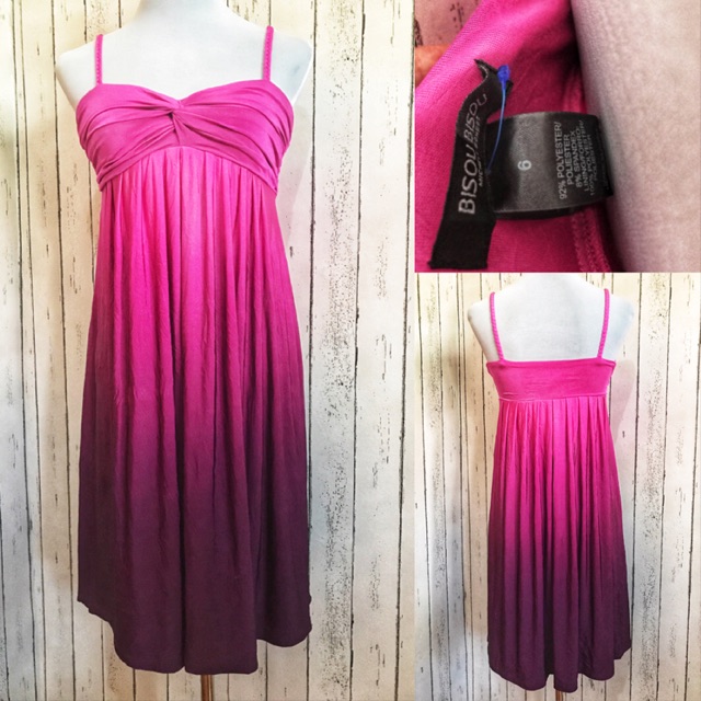 hot pink cocktail dress