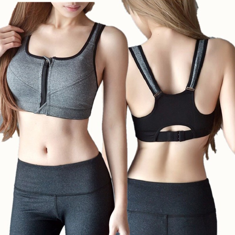 wireless push up sports bra