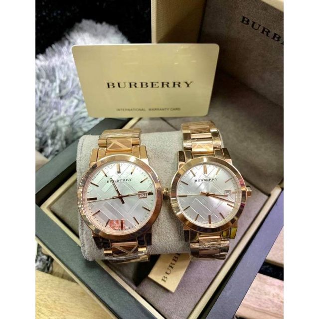 SALE BURBERRY COUPLE WATCH | Shopee Philippines