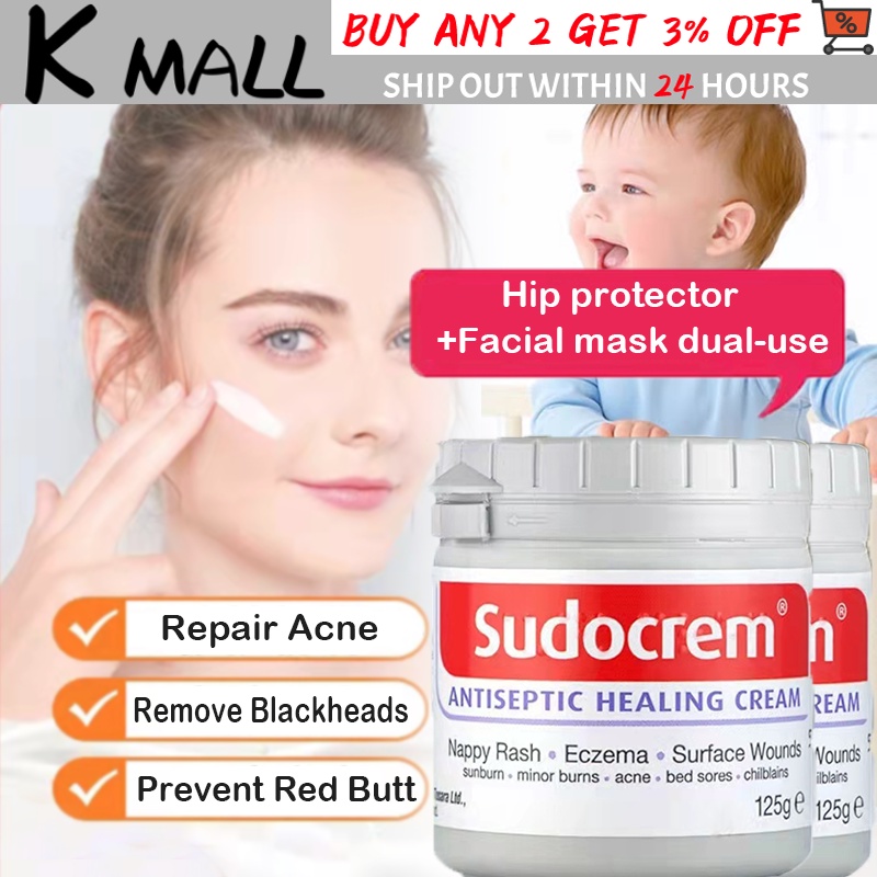 125ML Original Sudocrem Healing Cream Nappy Rash Hemorrhoids Psoriasis Ointment Psoriasis