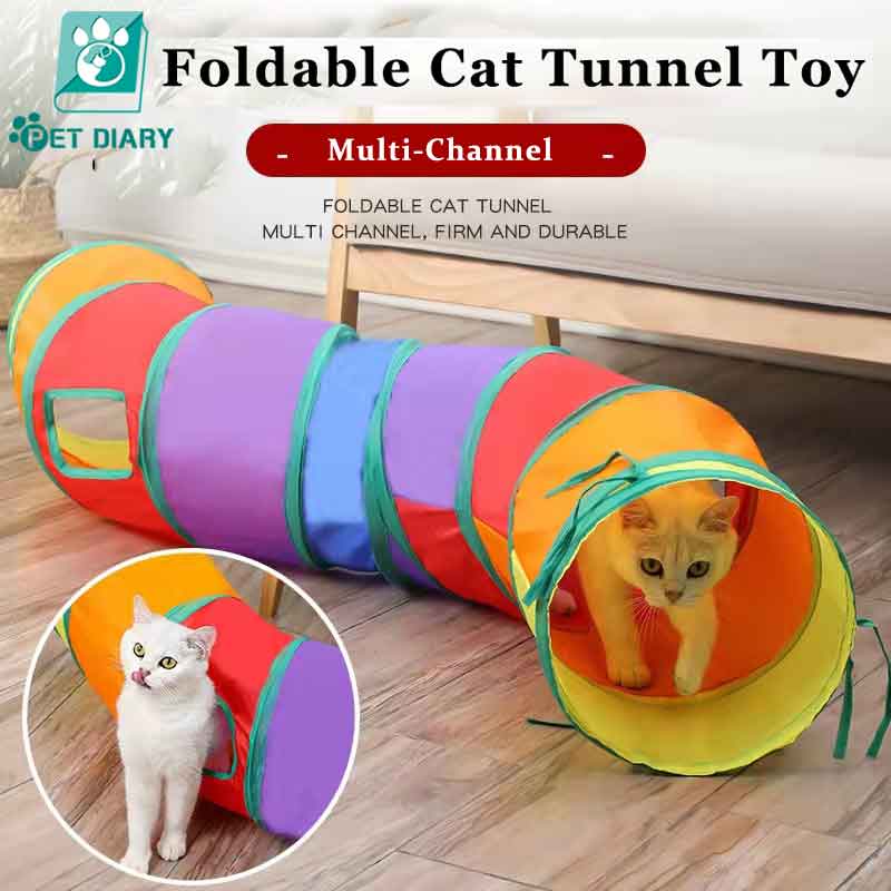 Pet Toys Dog Cat Toys Toy Pet Tunnel Rabbit Cat Tunnel Collapsible Practical Funny Toy Indoor Toy