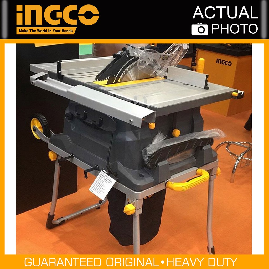INGCO Table Saw 1500W TS15008 1500W 4500rpm With Dust Bag, 50 OFF