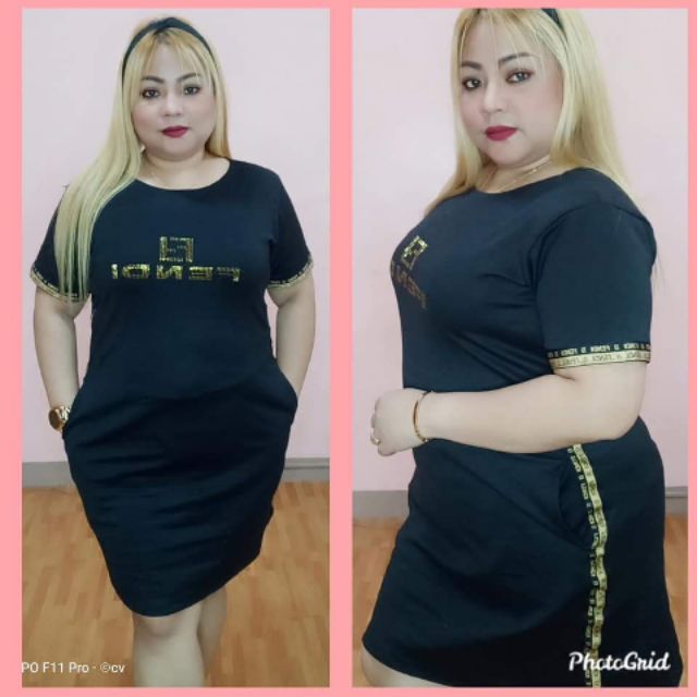 plus size fendi dress