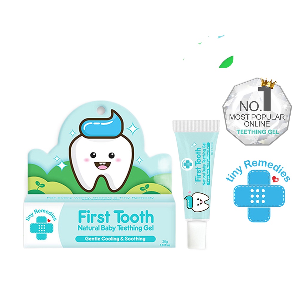 Tiny Remedies First Tooth Natural Baby Teething Gel (20g) Shopee