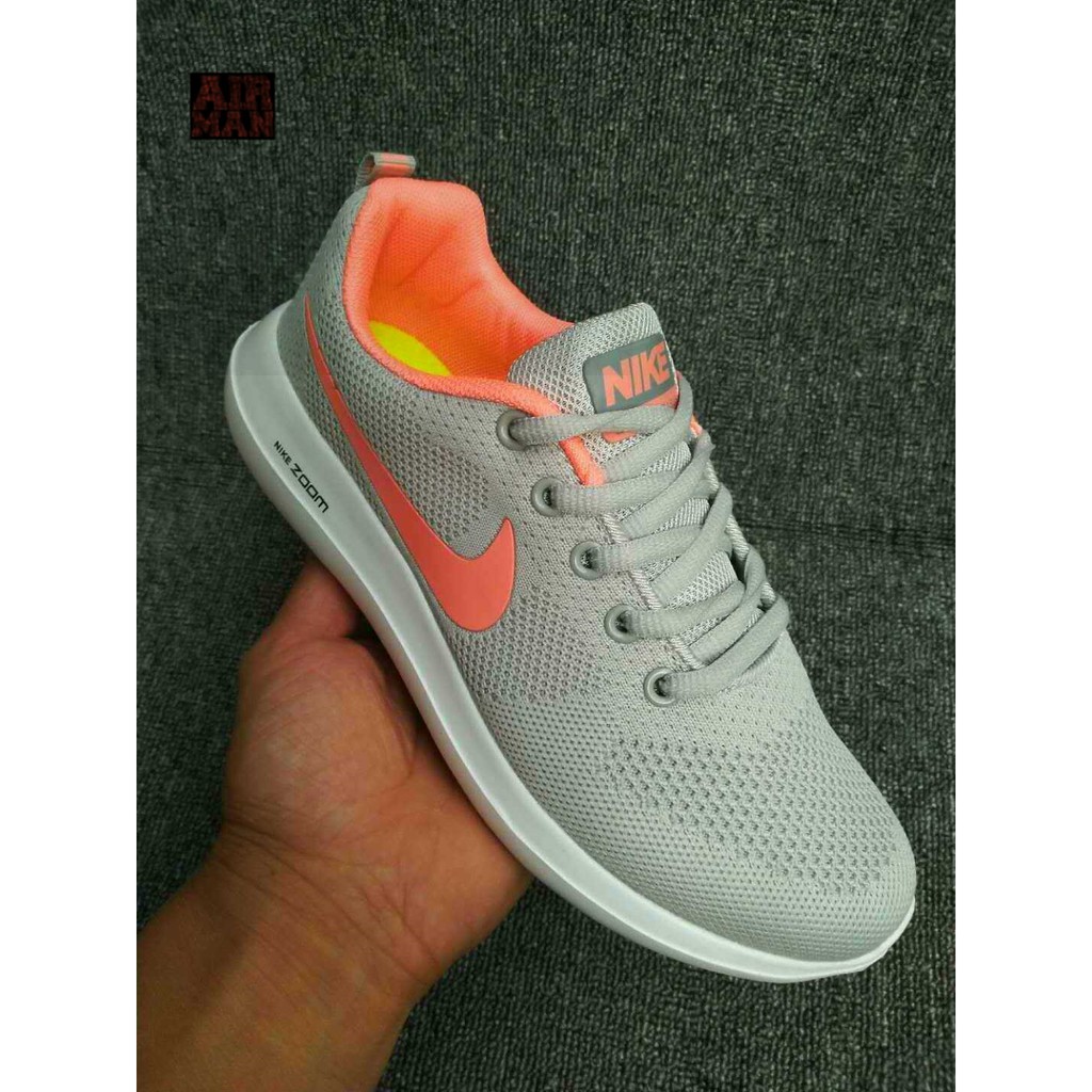 nike zoom grey orange