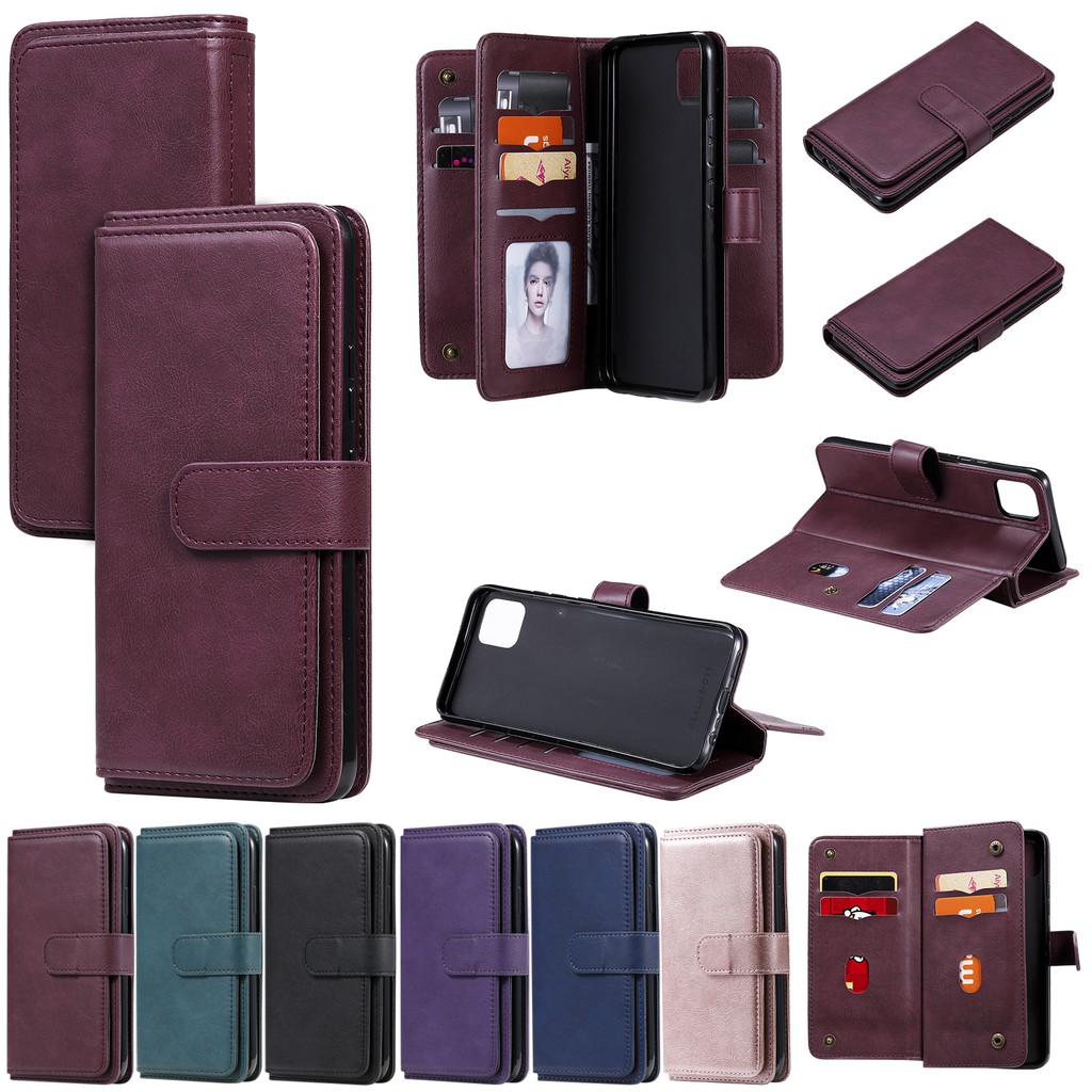 Leather Flip Case For Oppo Realme C15 C11 C3 C2 Realme 6 5 5i 3 3i ...
