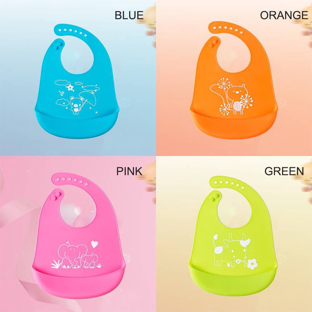 plastic bib with food catcher