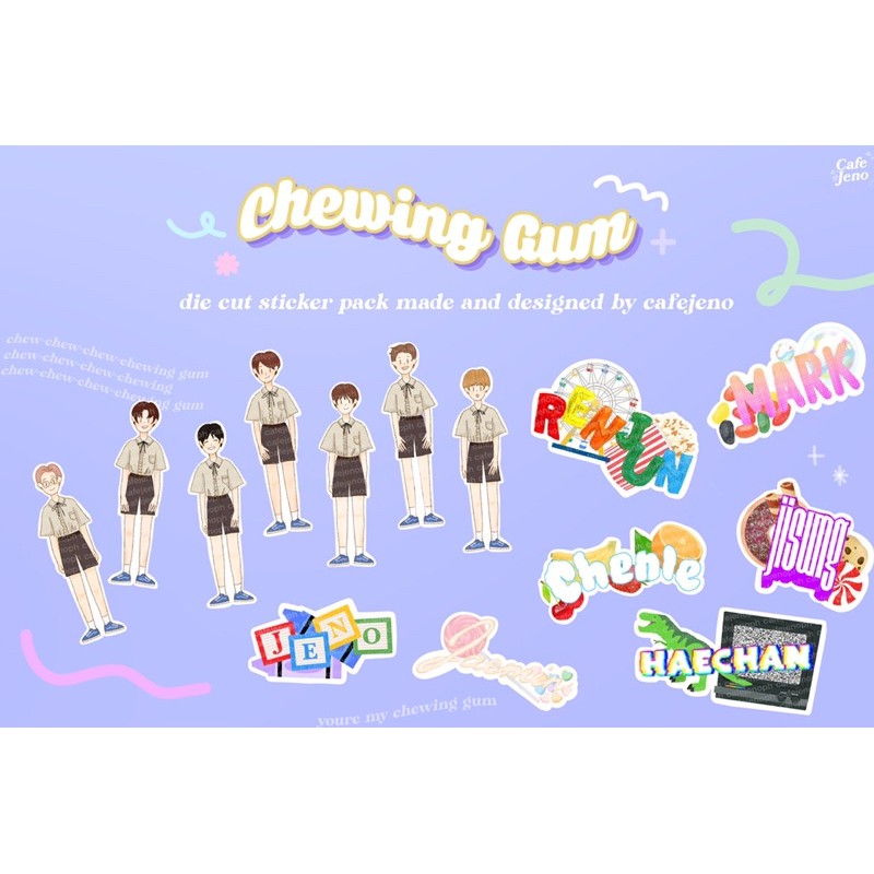 NCT DREAM Chewing Gum sticker pack Shopee Philippines