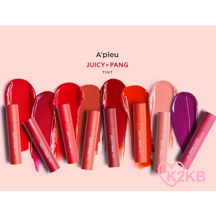 A'PIEU Juicy Pang Tint 4.5g Longlasting juicy color with a glowing