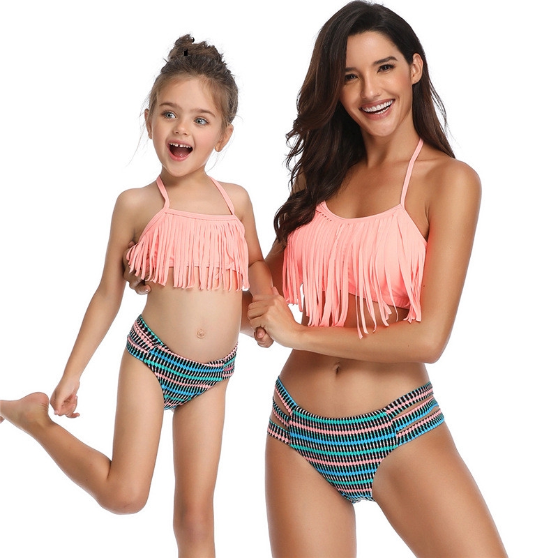 mother and daughter bikini