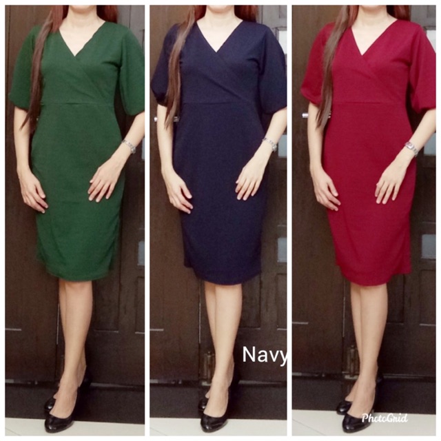 ladies knee length frocks