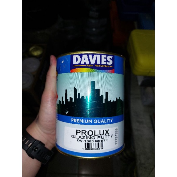 Davies Wood Putty Glazing Putty DV1000 Alkyd Based 1 Liter White