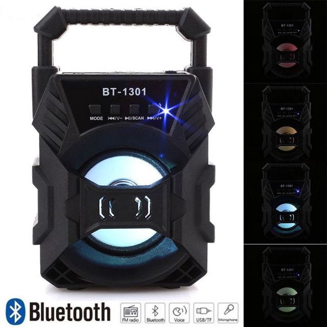 bluetooth led tube speaker