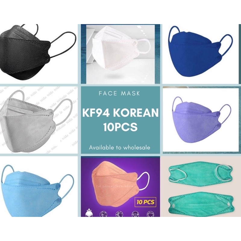 Face Mask KF94 Asorted Color 25pcs Shopee Philippines