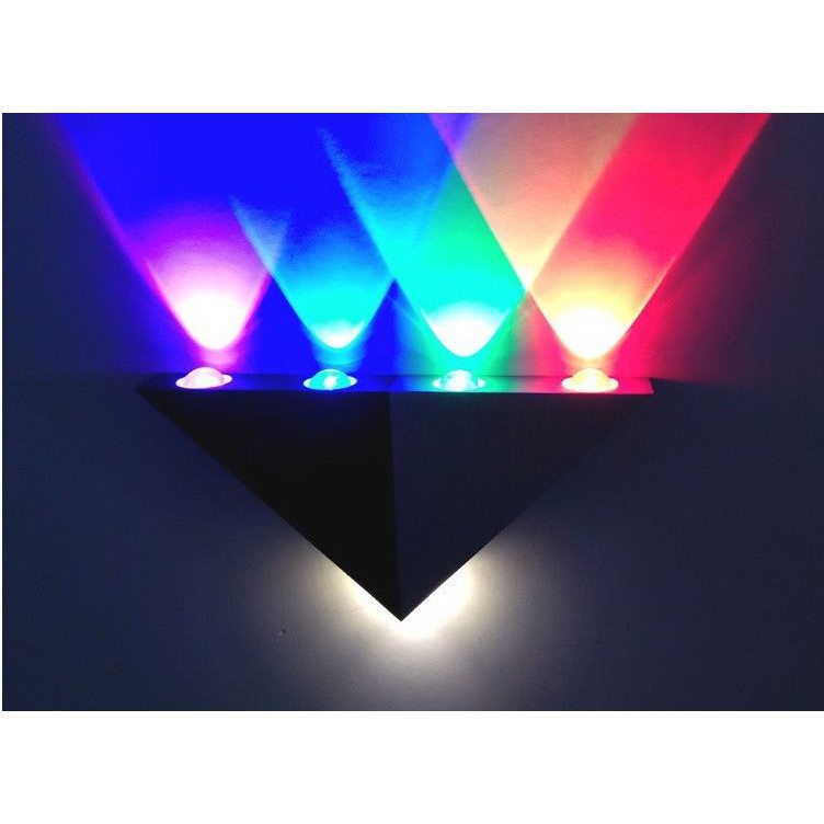triangle lights for wall