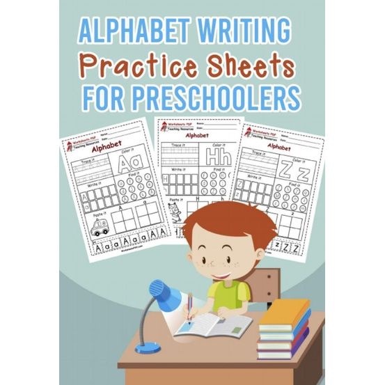 Preschool AZ Alphabet Worksheet For Preschool Shopee Philippines