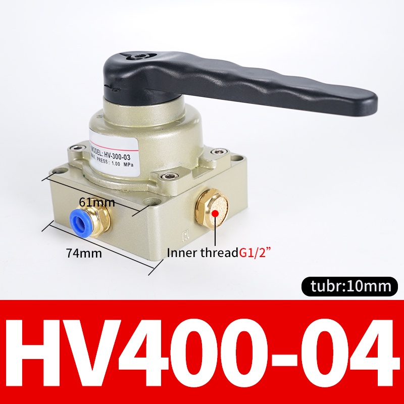 SMC ハンドバルブ(3ポジション／クローズドセンタ) VH320-02 通販