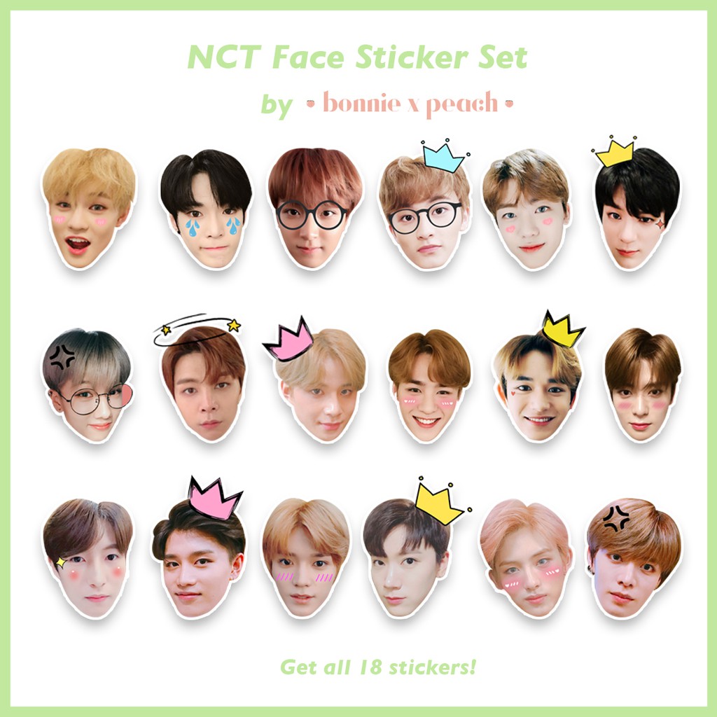 nct face sticker set shopee philippines