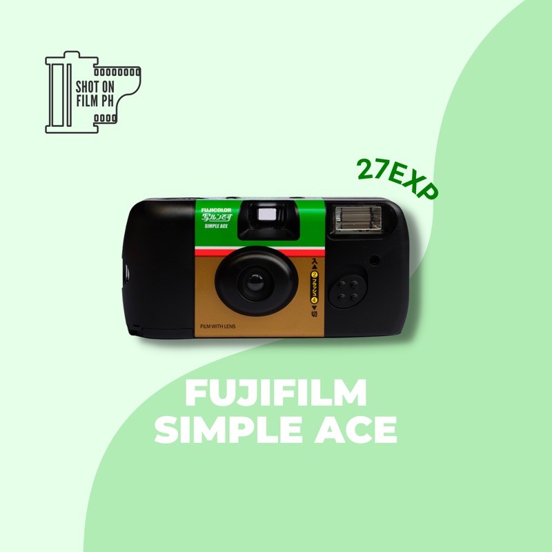 Fujifilm Simple Ace Disposable Camera (27exp) Shopee Philippines