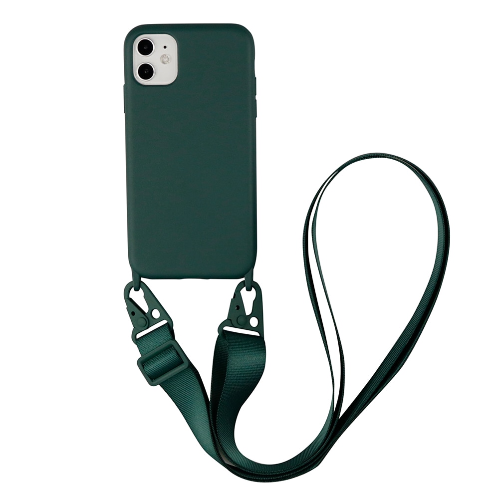 Silicone Lanyard Phone Case Iphone 12 Pro Max Cover With Neck Strap Crossbody Necklace Cord Iphone 11 Cover Shopee Philippines