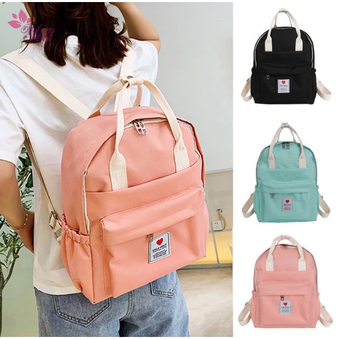 korean canvas backpack