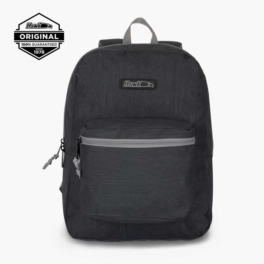 Hawk 4909 Backpack (Charcoal/Light GreyTextured) Shopee Philippines