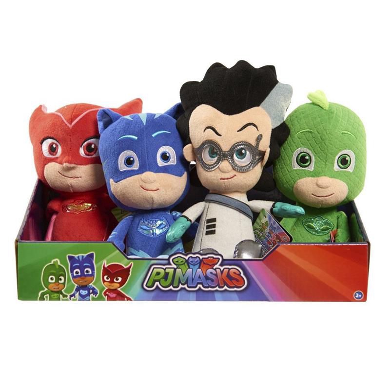 4Pcs PJ MASKS Stuffed Plush Dolls Catboy Owlette Gekko Characters