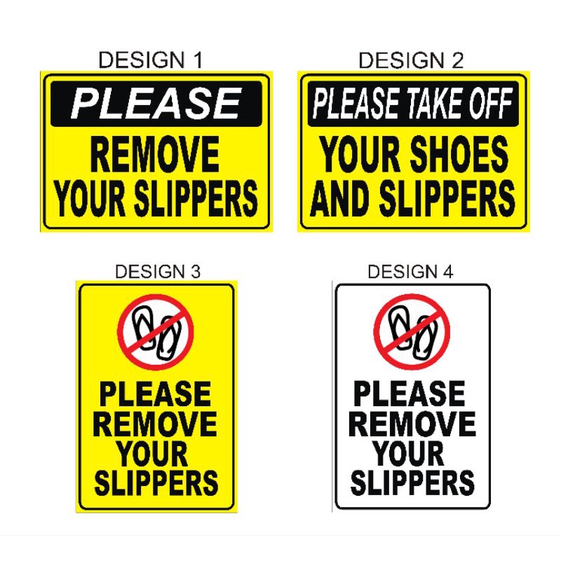 please-remove-your-slippers-signage-shopee-philippines