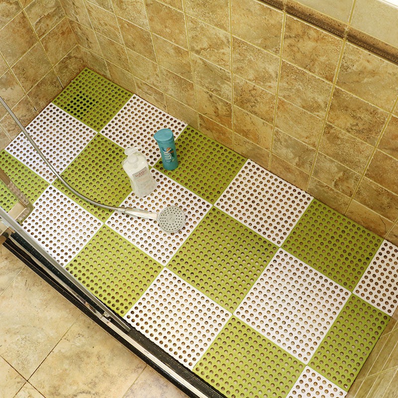 Bathroom Shower Mat NonSlip Bath Mat Plastic Floor Mats for Toilet Bathroom Rug Adjustable Mats