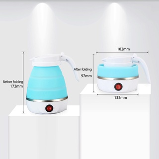 Mini Travel Silicone Folding Kettle Stainless Steel Edible Silicon Electric Kettle Foldable Electri #5