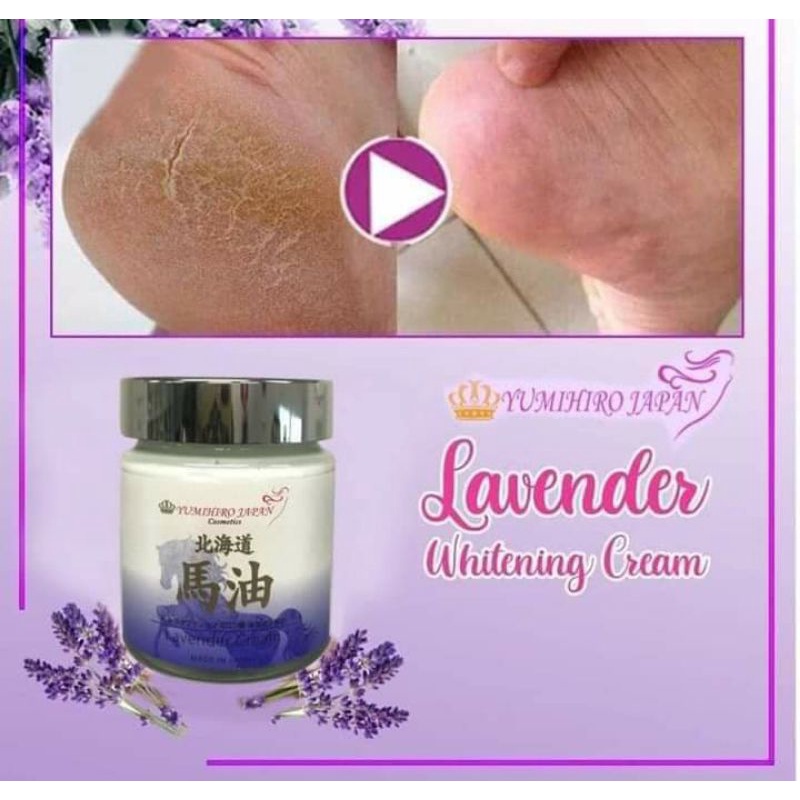 yumihiro japan cosmetics lavender cream