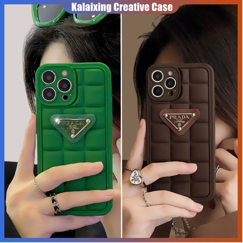 3D Prada Shaped Soft TPU Phone Case for iPhone 14 Pro Max 13 Pro Max 12