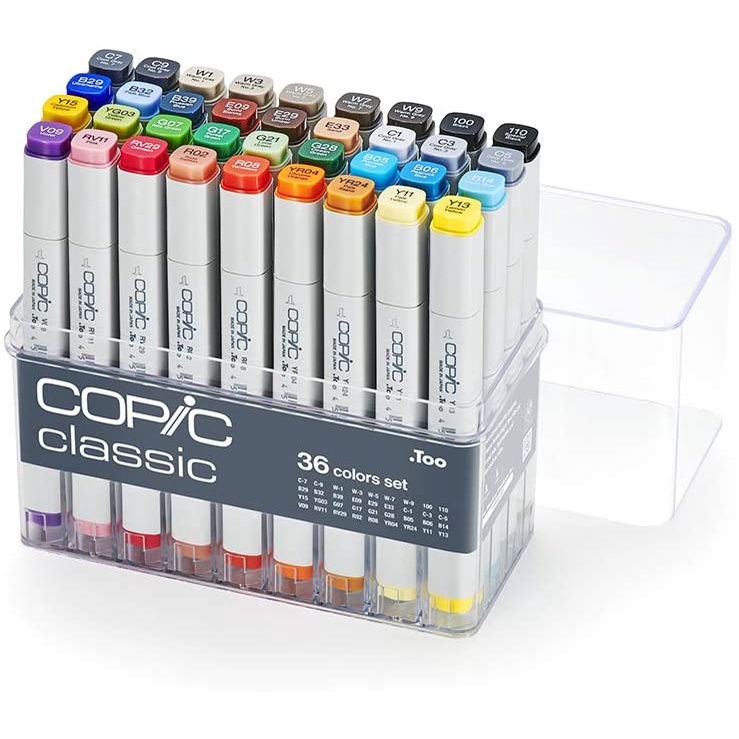 Copic Classic Marker Set ,36 Colors / Authentic Item Ships from Japan ...