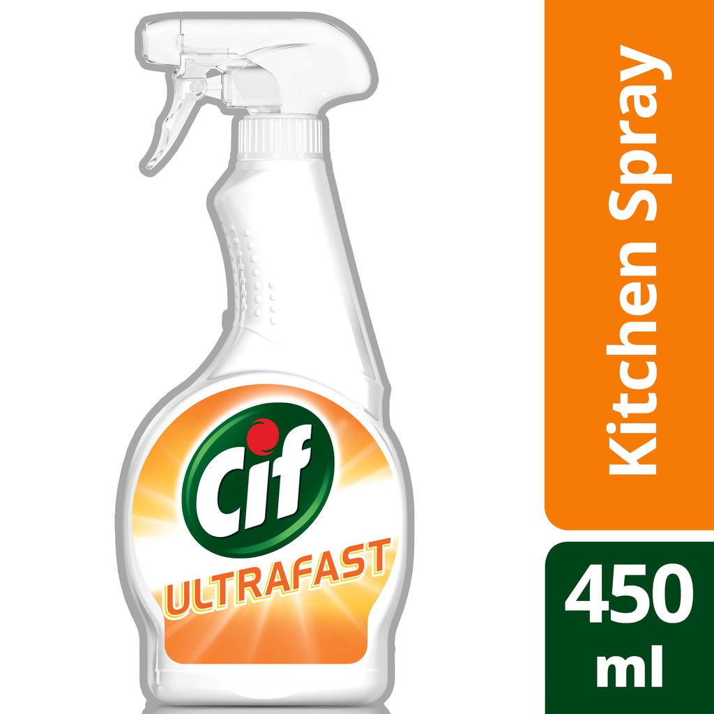Cif Antibacterial Kitchen Spray Ultrafast 450ml Shopee Philippines
