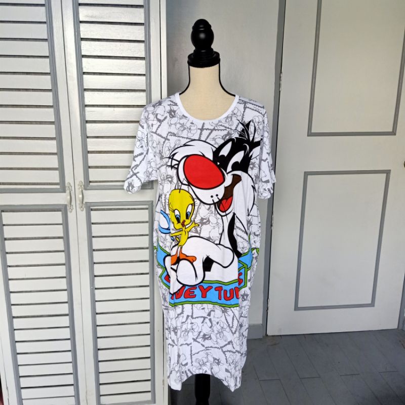 BN - Cotton Cartoon Nightshirt Daster (flaw) | Shopee Philippines