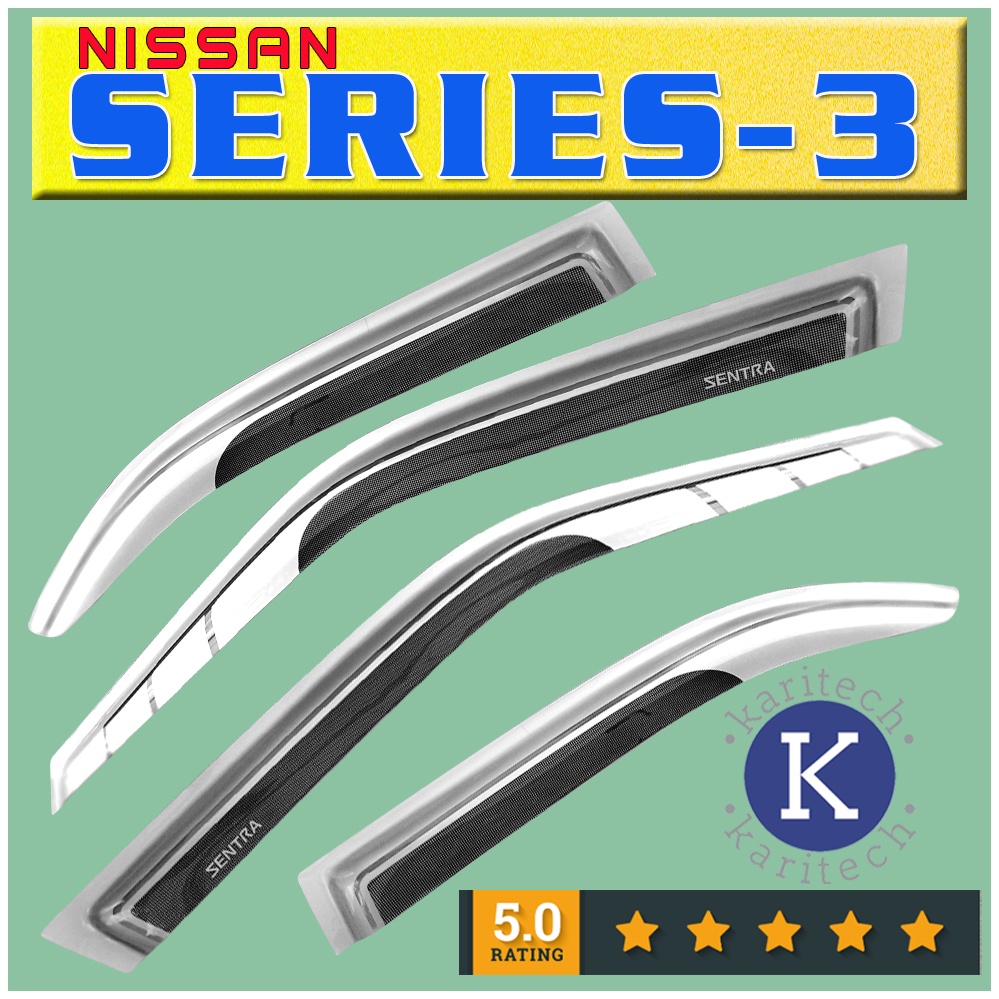 Rain Guard for Nissan Sentra Series 3 B14 ( Window Visor