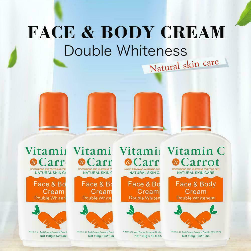vitamin c and carrot face and body cream