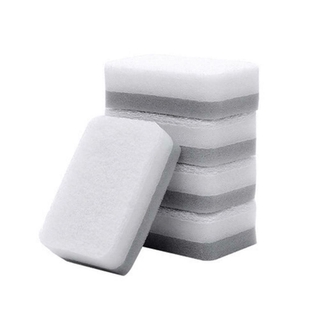 1PCS Gray Double-sided Cleaning Sponge Household Kitchen Dropshipping Restaurant Cloth Cleaning J8C3 #6