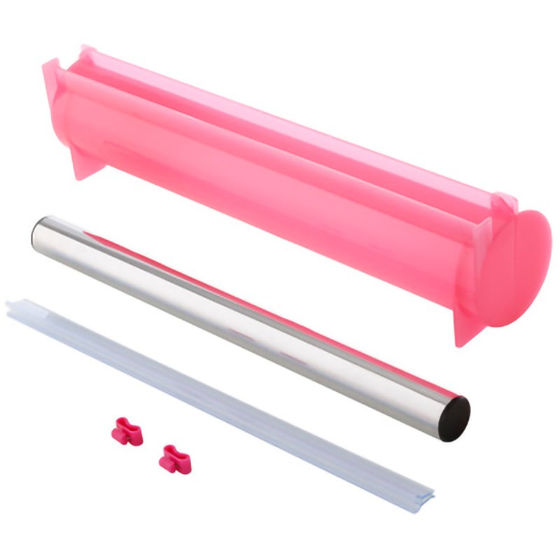 pink plastic wrap