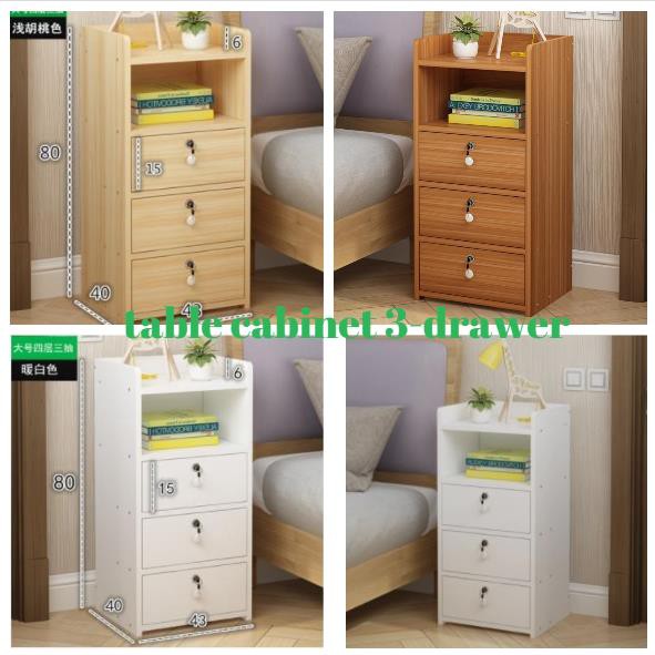 Mini888 Bedside Table Simple Modern, Small Storage Cabinets For Bedroom