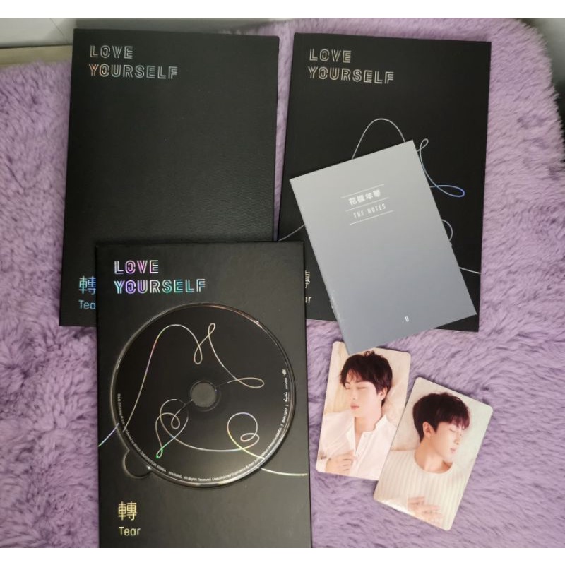 Tu08 Version U Tear Love Yourself Ly Bts Unsealed Album Jin Rm Namjoon Photocard Shopee 3014